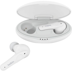 Belkin SOUNDFORM NANO – Kinder In-Ear-Kopfhörer wireless Kopfhörer (auf 85 dB begrenzt; am Kopfhörer) weiß