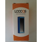 LOOOQS 2.200 mAh Solar Powerbank Blau