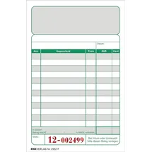 RNK Kassenblock 2952F 100x150mm 2x50Blatt