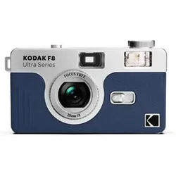 35mm Kamera F8 navy blue analoge Kleinbildkamera
