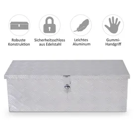 Homcom Werkzeugkasten 1 St. silber 76 x 33 x 25 cm