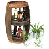 DanDiBo Ambiente DanDiBo Weinregal Holz 52x83x52 cm Wohnzimmer, Regale, Weinregale