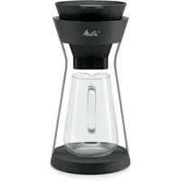 Melitta Pour Over Melitta Amano Kaffeebereiter, schwarz-silber