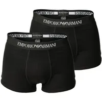 Emporio Armani Herren Trunks, Schwarz schwarz, NOS