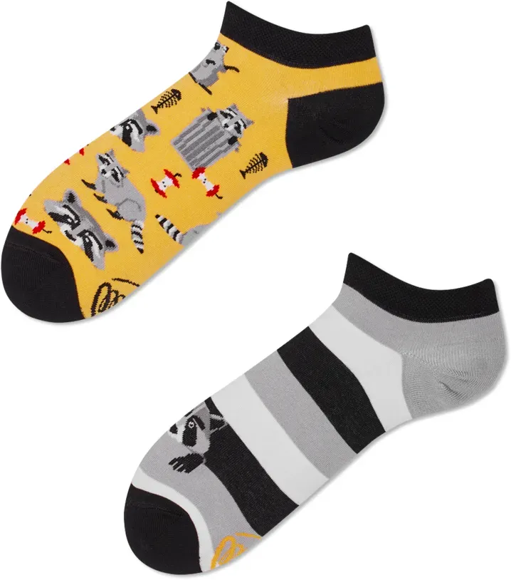 Many Mornings Unisex Socken - Raccoon Bandit Low