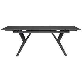 bene living Valor Ausziehtisch 160/210 x 90 x 76 cm Grau
