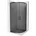 Mexen Rio halbrunde Duschkabine 80 x 80 Graphit Schwarz 863-080-080-70-40 Mexen