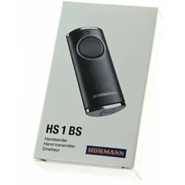 Hörmann Handsender HS1 868-BS, 1-Befehl, chrom schwarz, 868 MHz, BiSecur