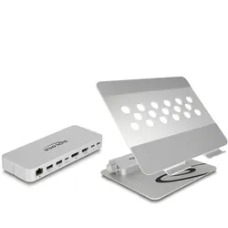 Delock Dockingstation + Notebook-/Tablet-Ständer