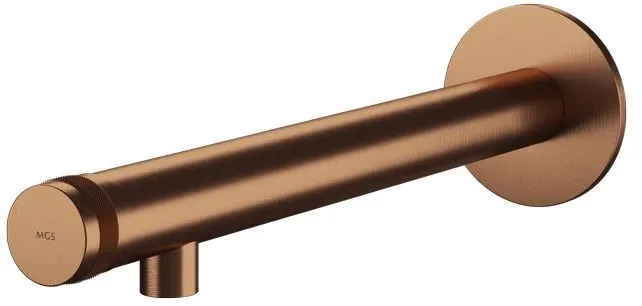 MGS MILANO Ergon ER276 Waschtisch-Wandarmatur 250mm Ausladung - Bronze