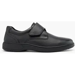 Leder Komfort Halbschuh - Herren - schwarz