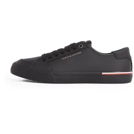Tommy Hilfiger Core CORPORATE Leather Low Top, schwarz, (Black), 45 - 45 EU