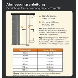 arsvita Flauschvorhang, Weiß, Kunststoff, 120x2x220 cm, Wohntextilien, Gardinen & Vorhänge, Fertiggardinen, Fadenvorhänge