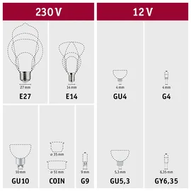 Paulmann LED Reflektor 287.52 7W GU10 warmweiß
