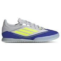 adidas F50 Messi Freestyle Indoor Herren Silver Met/Solar Yellow/Lucid Blue 43