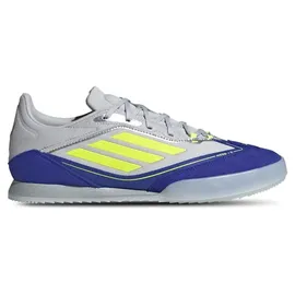 adidas F50 Messi Freestyle Indoor Herren Silver Met/Solar Yellow/Lucid Blue 43