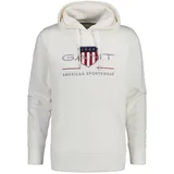 GANT Archive Shield Regular Fit Kapuzenpullover Eggshell 2XL