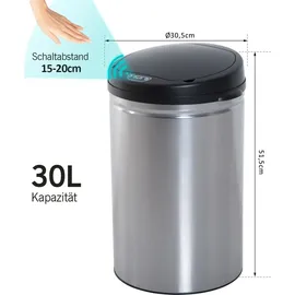 Homcom 30 l Silber