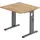 bümö Schreibtisch O-Serie Asteiche / Graphit