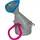 Hydas Trainingshilfe Inhalator "Premium", Uni grau