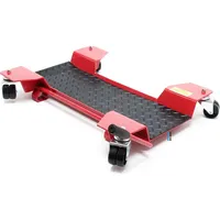 Wiltec Motorrad Rangierhilfe Rangierschiene Rangierplatte Parkhilfe Motorradständer 60x42x7,5cm bis