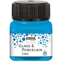 Kreul Glass & Porcelain Clear 1 St. 20 ml wasserblau