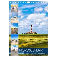 Calvendo NORDSEEFLAIR - St. Peter Ording und Westerhever (Wandkalender