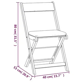 vidaXL Bistro-Set 5-tlg. Braun
