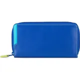 MyWalit Geldbörse RFID Schutz Leder blau