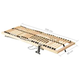 vidaXL Lattenrost elektrisch 7 Zonen verstellbar 90 x 200 cm