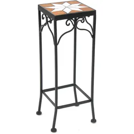 DanDiBo Ambiente Blumenhocker Merano Mosaik 46 x 54 cm Schwarz
