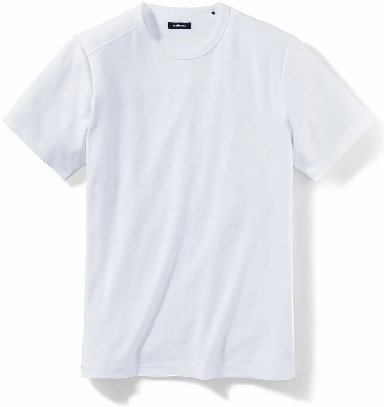 Walbusch Herren Das zu schade für drunter Shirt einfarbig Weiß 56