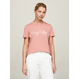 Tommy Hilfiger T-Shirt - Rosa,Weiß - L