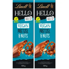 Lindt Vegan Pretzel & Nuts Schokoladentafel 100 g