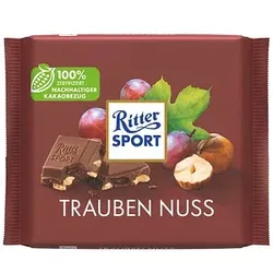 Ritter SPORT TRAUBEN NUSS Schokolade 100,0 g