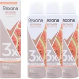 Rexona 3 x Rexona Maximum Protection je 150ml Wassermelone & Kaktuswasser Duft Anti-...