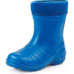Ladeheid Kinder EVA Thermo Gummistiefel Regenstiefel gefüttert KL050 Gummistiefel blau 26