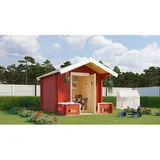 Lasita Maja Kinderspielhaus Pinocchio Schwedenrot 180 cm x 180 cm