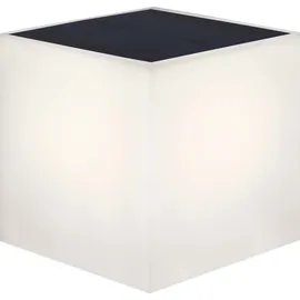 Newgarden Wally Quader-Wandlampe Kunststoff 12x12x18 cm Solar mit Dämmerungssensor weiß