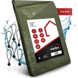 siwitec Abdeckplane 2 x 3 m Grün