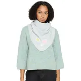 Cartoon mit Applikation in Grau/Silber | Gr.: onesize