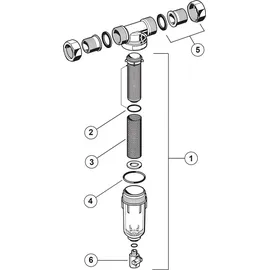 Honeywell Feinfilter Wasserfilter MiniPlus-FF Braukmann FF06-1AA Resideo