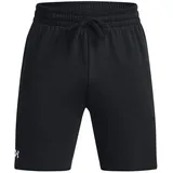 Under Armour Rival Fleece Shorts kurze Sporthose aus weichem Fleece, leichte Shorts mit offenen Seitentaschen und Druckknopftasche hinten