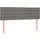 vidaXL Boxspringbett mit Matratze Dunkelgrau 140x200 cm Stoff