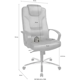 TOPSTAR Comfort Point 50 Microfaser anthrazit/chrom