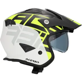 Acerbis Aria Graphic Matt Weiß/Schwarz/Neon-Gelb M