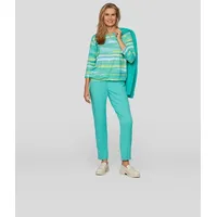 Rabe T-Shirt Gestreift in Grün für Damen - 40