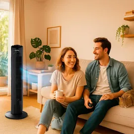 Medion E11 TF Turmventilator 45 cm Schwarz