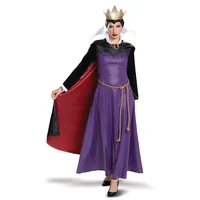 Disguise Damenkostüm Böse Königin Deluxe für Erwachsene, Violett, S (4-6) - S