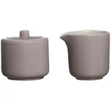 Ritzenhoff & Breker Jasper Milch- & Zuckerset 2-teilig Taupe